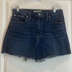 Madewell Curvy High-Rise Denim Jeans with Raw Hem